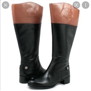 Franco Sarto Black and Brown Athletic Boots